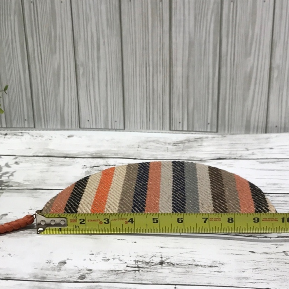 Universal Thread Multicolor Striped Wristlet - image 4